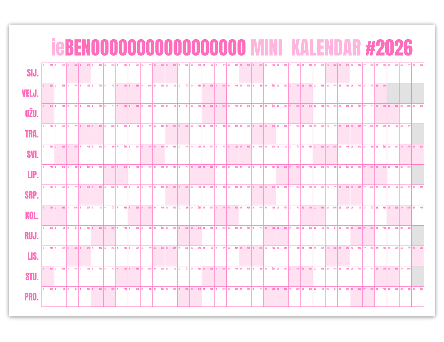 ieBENO Mini Kalendar