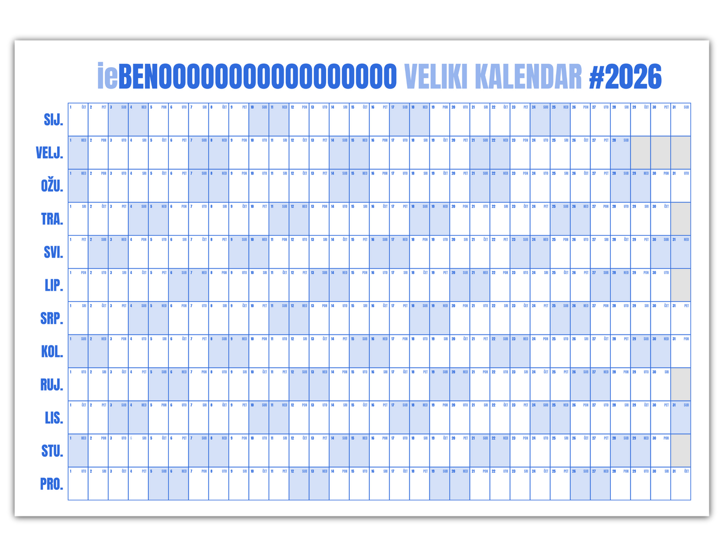ieBENO Veliki Kalendar