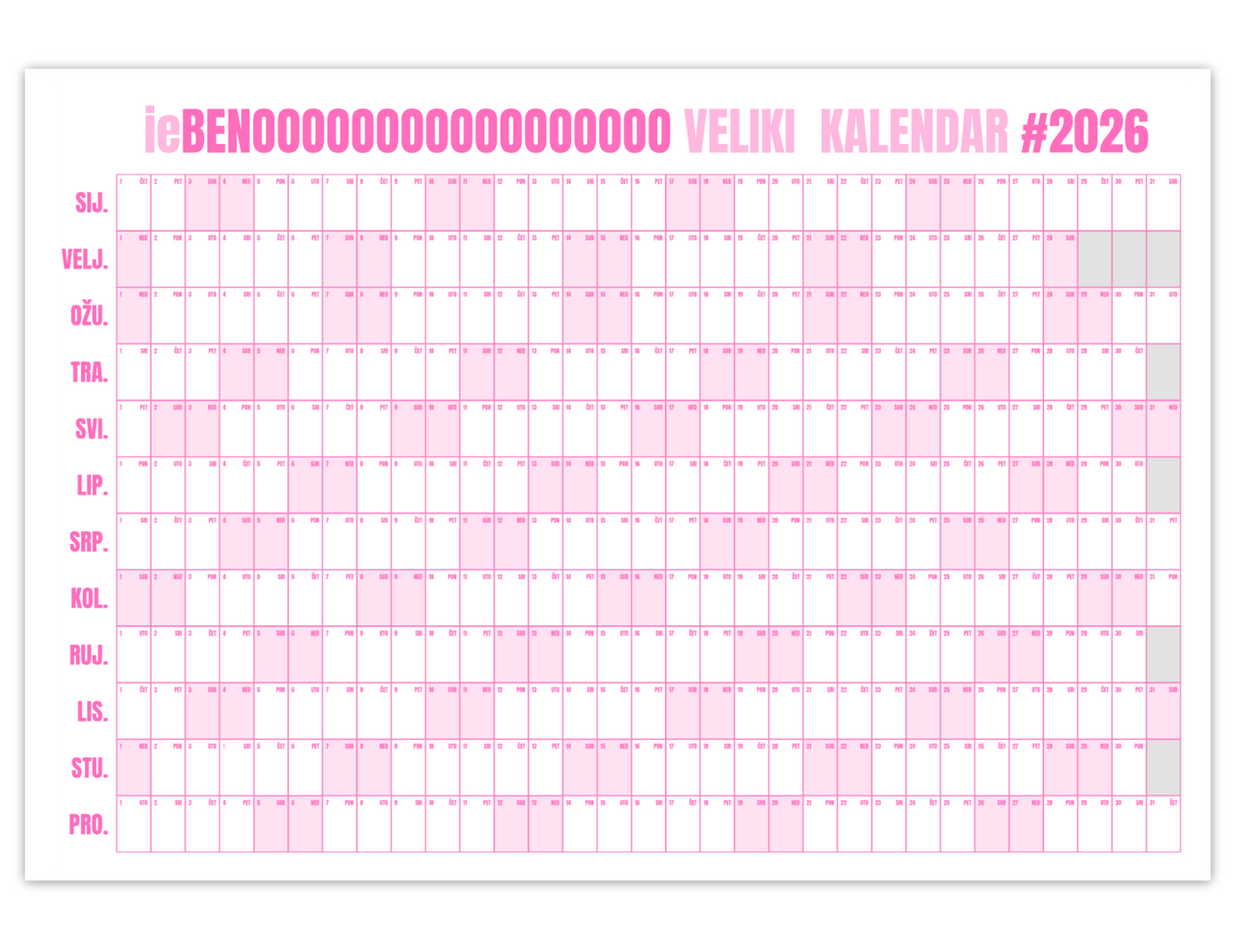 ieBENO Veliki Kalendar